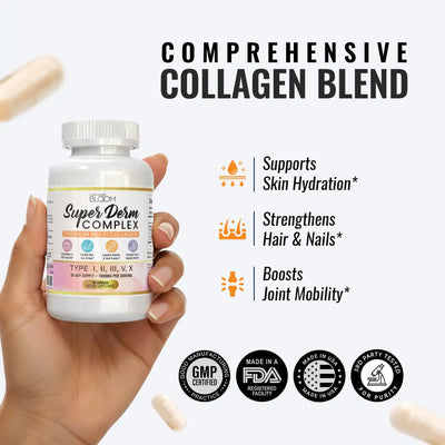 Super Derm Complex - Collagen Dietary Supplement (90 Capsules)