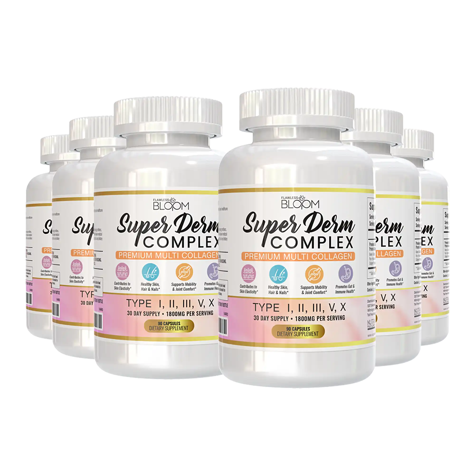 Super Derm Complex - Collagen Dietary Supplement (90 Capsules)