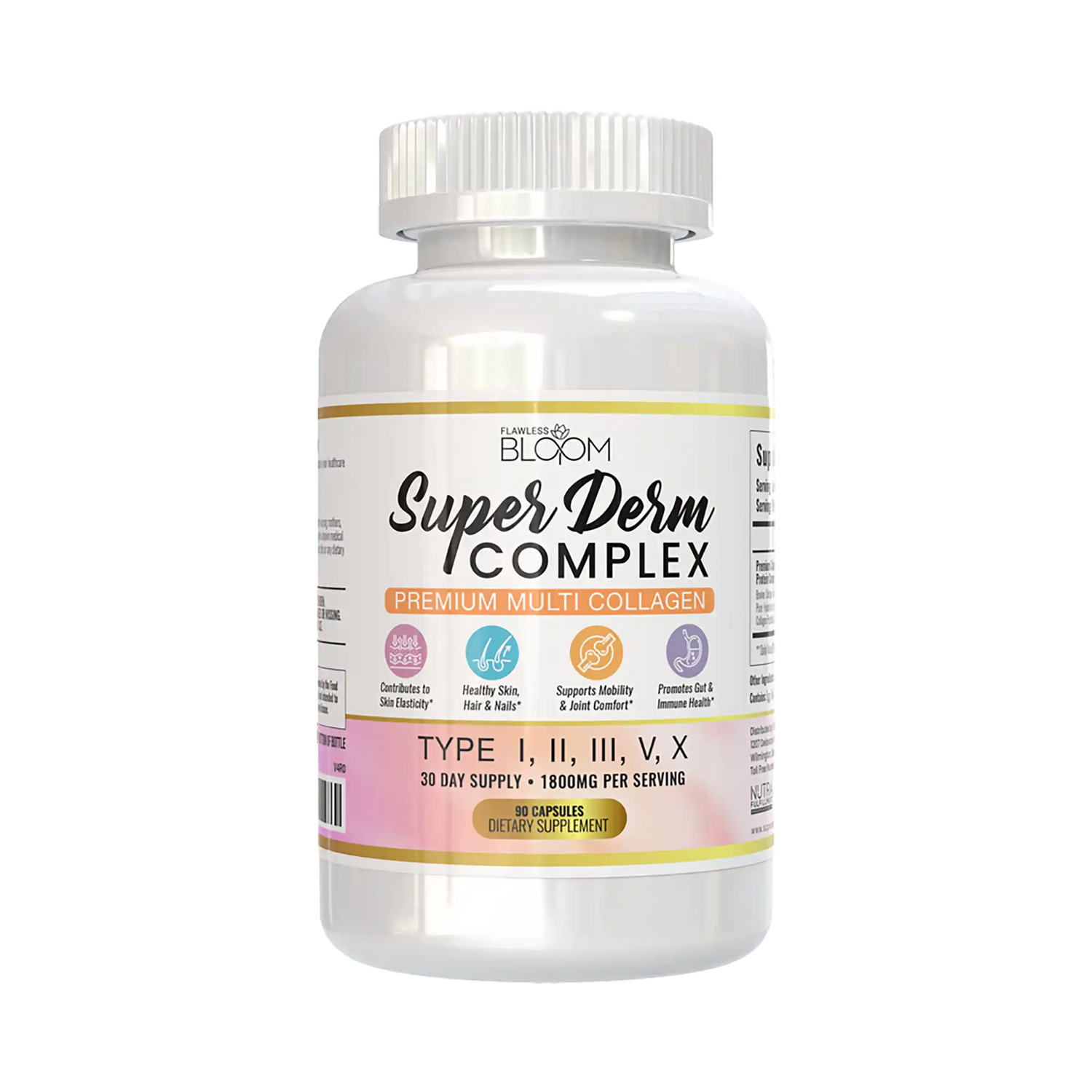 Super Derm Complex - Collagen Dietary Supplement (90 Capsules)