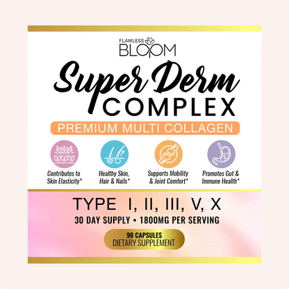 Super Derm Complex - Collagen Dietary Supplement (90 Capsules)