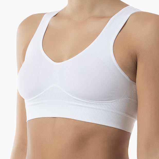 Shapewear bra with wide shoulder straps - DestGlow