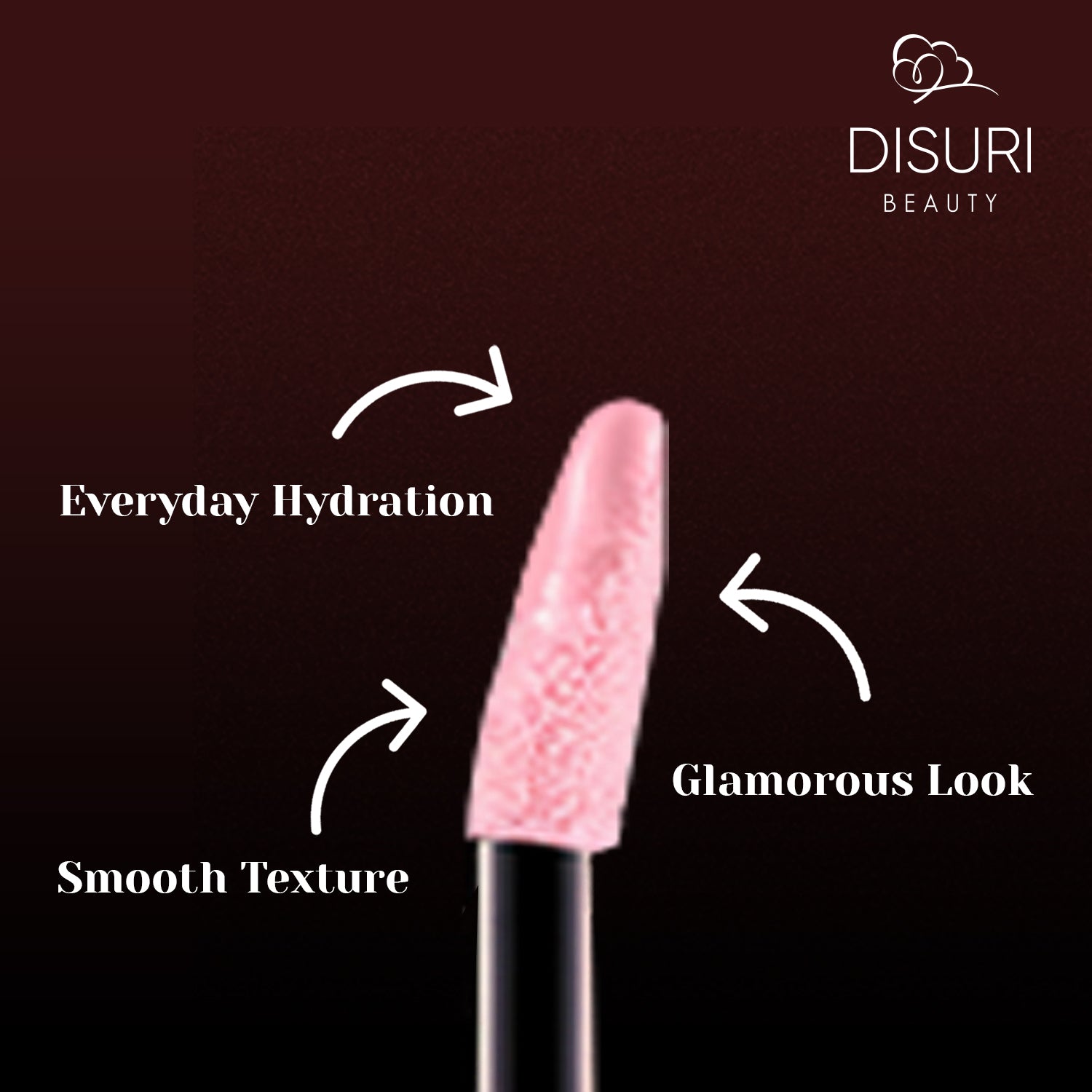 DISURI Beauty Glossy Blast Lip Gloss - Baby Pink (M70)