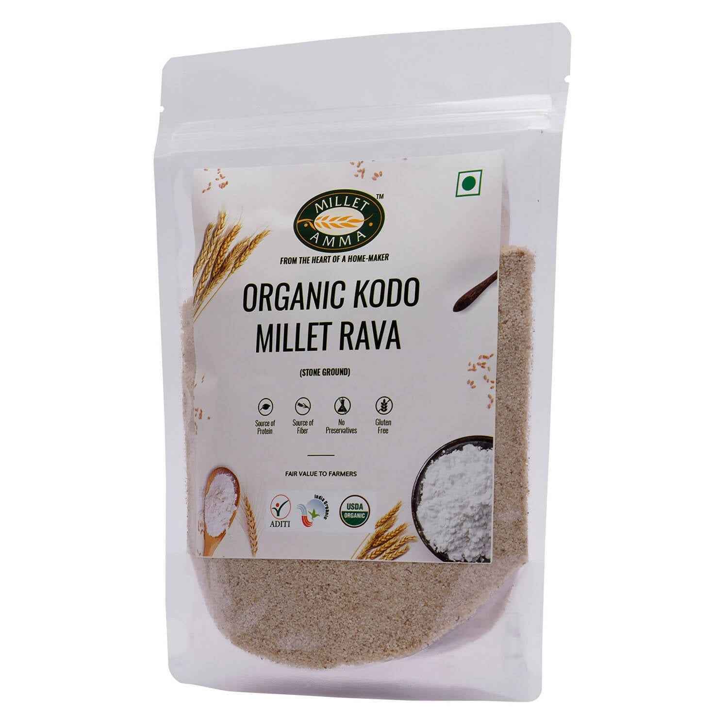 Millet Amma Organic Kodo Millet Rava