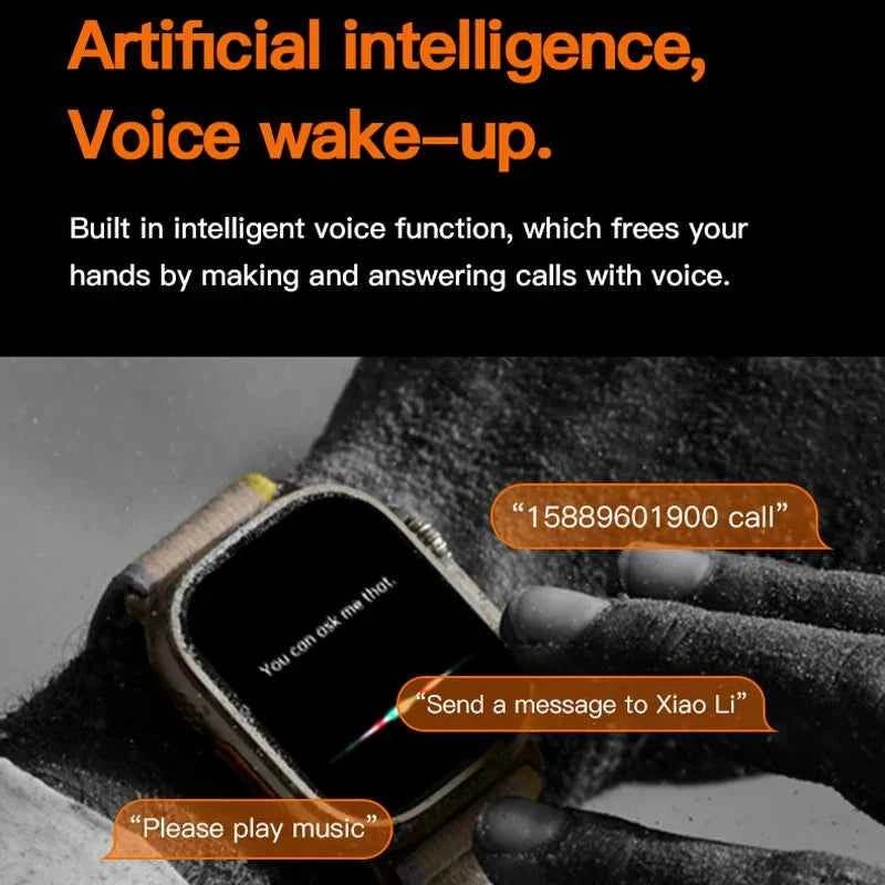 T1000 Ultra 7 Smartwatch with Multiple Bands