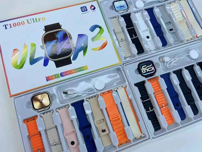 T1000 Ultra 7 Smartwatch with Multiple Bands
