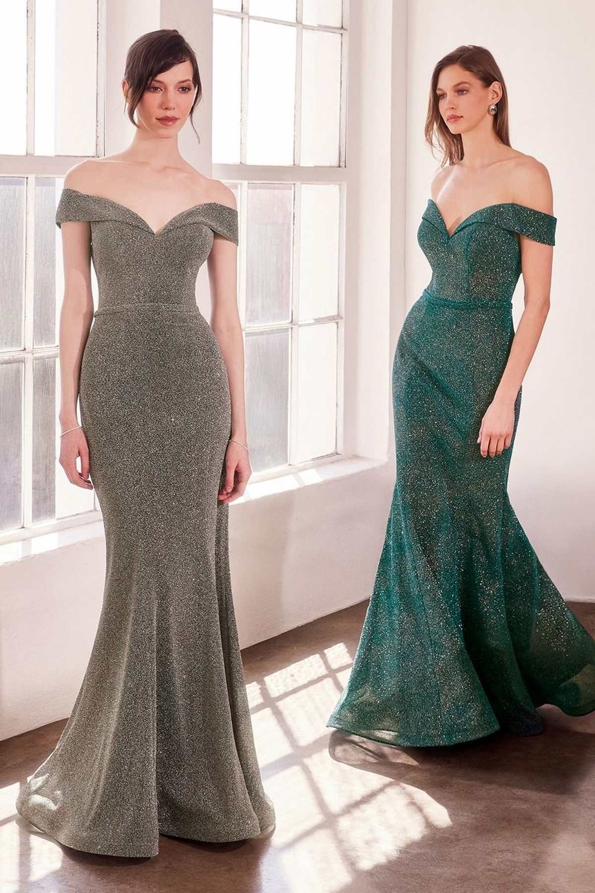 Ladivine Amoris T602 Off Shoulder Sweetheart Neck Fitted Prom Gown by DiscountDressShop