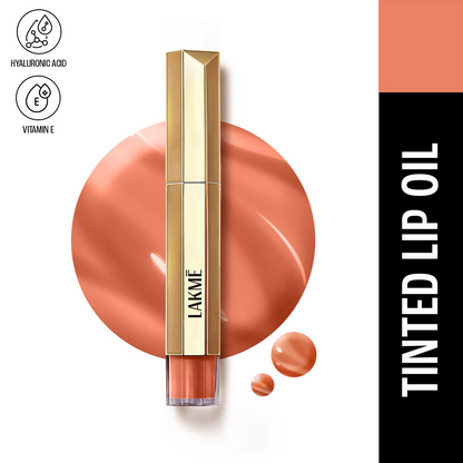 Lakme 9to5 Overtime Shine Tinted Lip Oil - Coral Charm