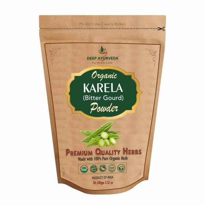 Deep Ayurveda Organic Karela Powder (Bitter Gourd)