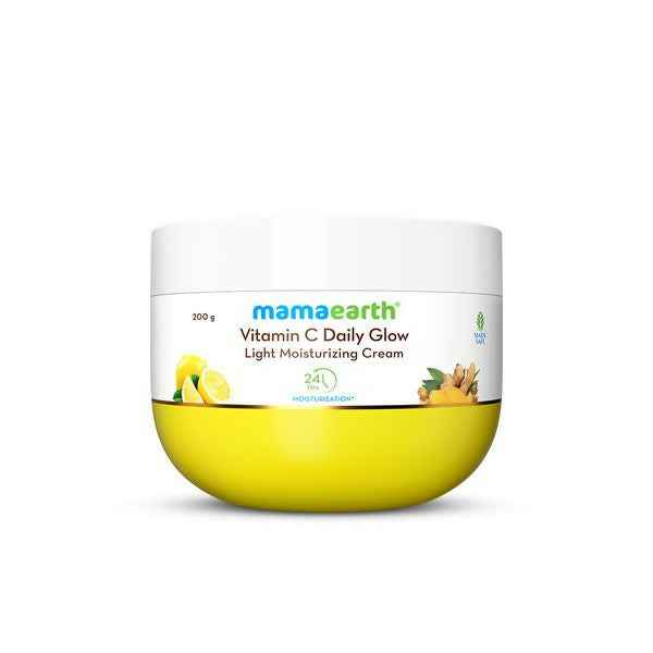 Mamaearth Vitamin C Daily Glow Light Moisturizing Cream with Turmeric &amp; Vitamin C For Skin Brightening