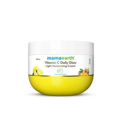 Mamaearth Vitamin C Daily Glow Light Moisturizing Cream with Turmeric &amp; Vitamin C For Skin Brightening