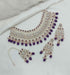 Joban Fashion Purple Stone With Pearl Work Necklace Set