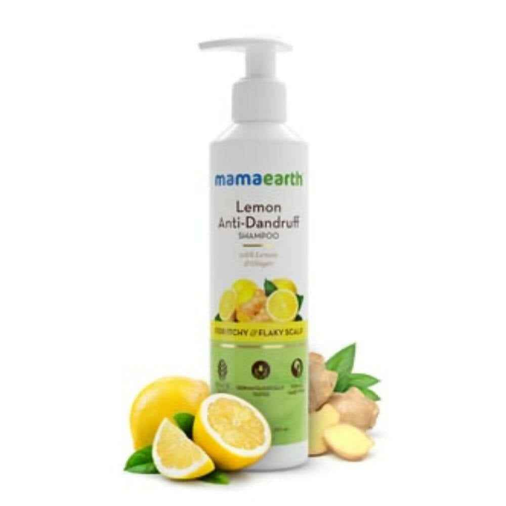 Mamaearth Lemon Anti-Dandruff Shampoo For Itchy &amp; Flaky Scalp