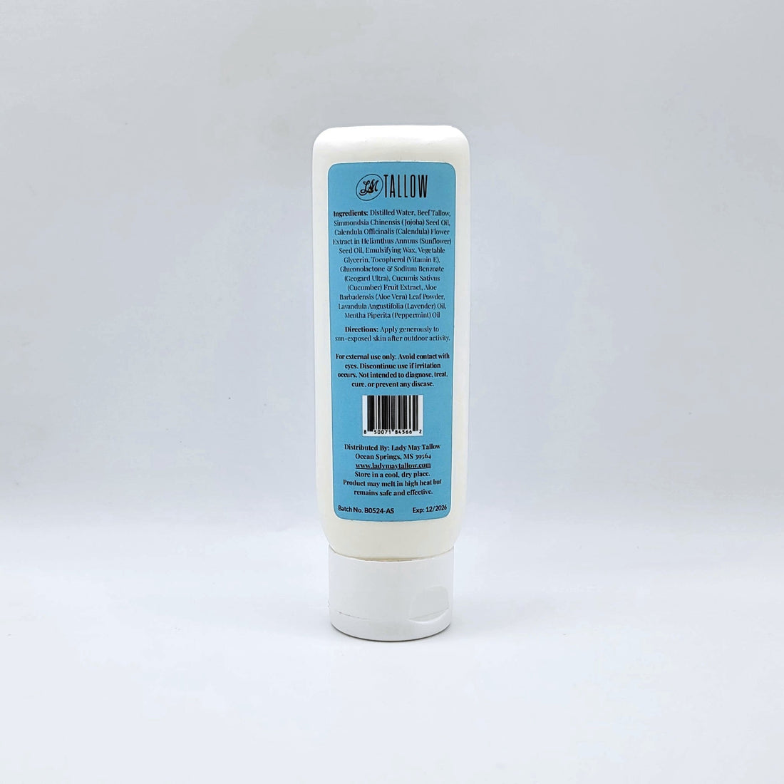Tallow After Sun Cream - Natural Sunburn Relief &amp; Skin Recovery with Calendula, Aloe &amp; Lavender