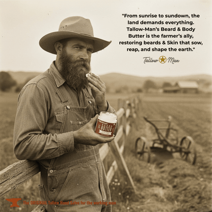 Tallow Man Old Time Barbershop Beard + Body Butter | Men&