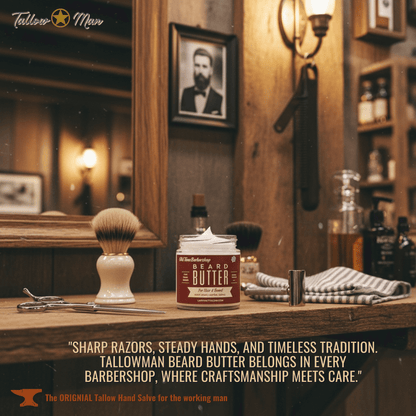 Tallow Man Old Time Barbershop Beard + Body Butter | Men&