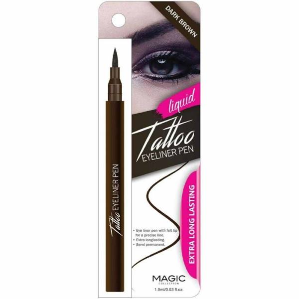 Tattoo Eyeliner Pen Dark Brown - DestGlow