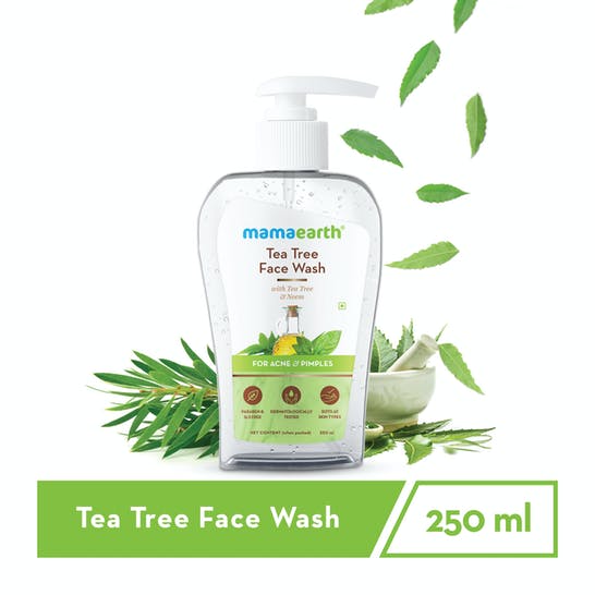 Mamaearth Tea Tree Face Wash for Acne &amp; Pimples