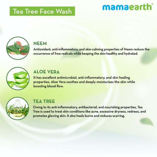 Mamaearth Tea Tree Face Wash for Acne &amp; Pimples