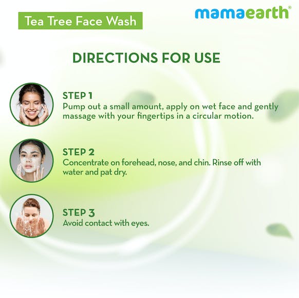 Mamaearth Tea Tree Face Wash for Acne &amp; Pimples