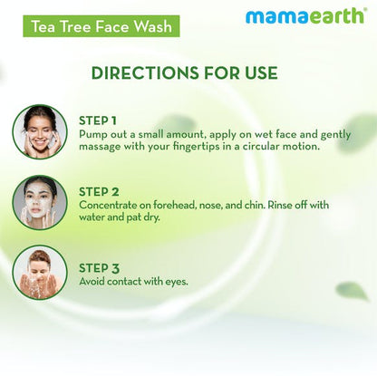Mamaearth Tea Tree Face Wash for Acne &amp; Pimples
