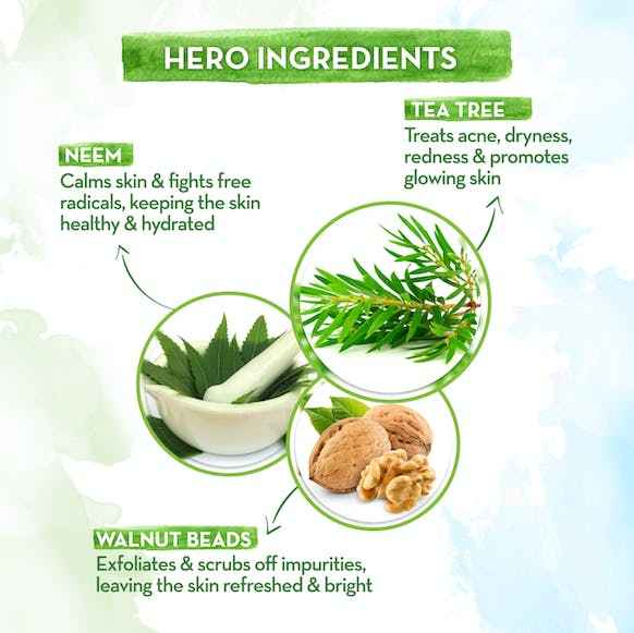 Mamaearth Tea Tree Face Scrub For Skin Purification