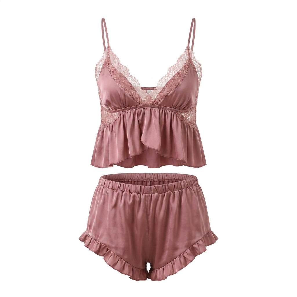 Tease Me Ruffle Set by Lingerie By Coco