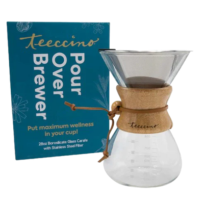 Glass Pour Over Coffee Brewer