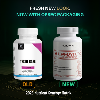 ALPHATEX: Hardcore Testosterone Support | Muscle Growth Drive Tablets for Men (60 Count)