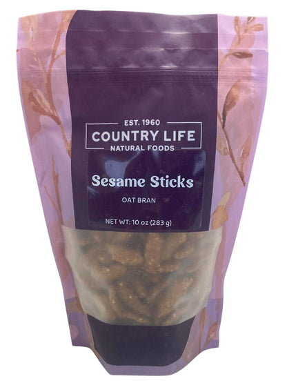 Sesame Sticks, Oat Bran by Country Life Natural Foods