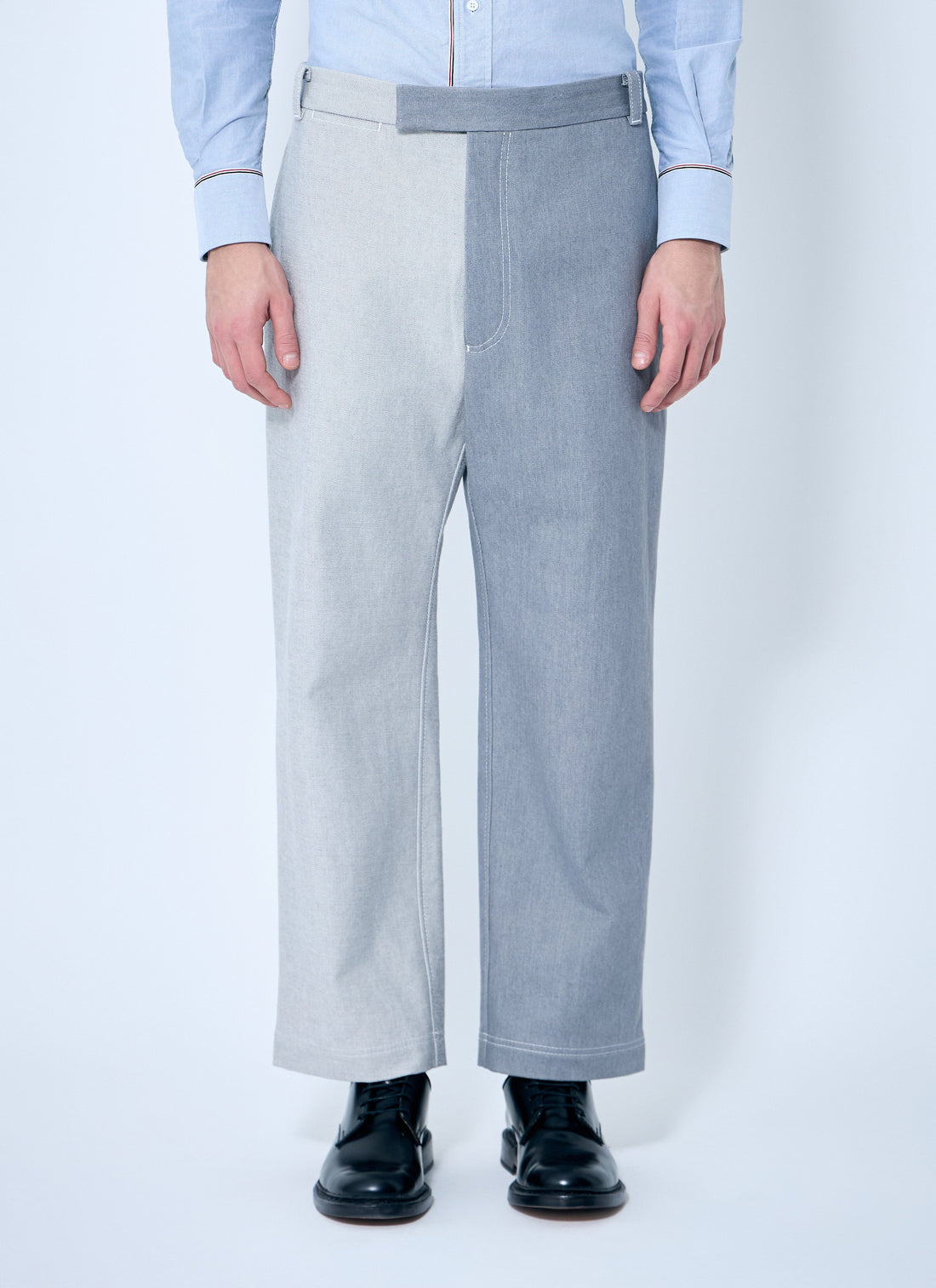 Thom Browne Men Constrast Tailored Pants by Luosophy