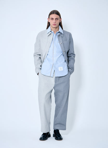 Thom Browne Men Constrast Tailored Pants by Luosophy