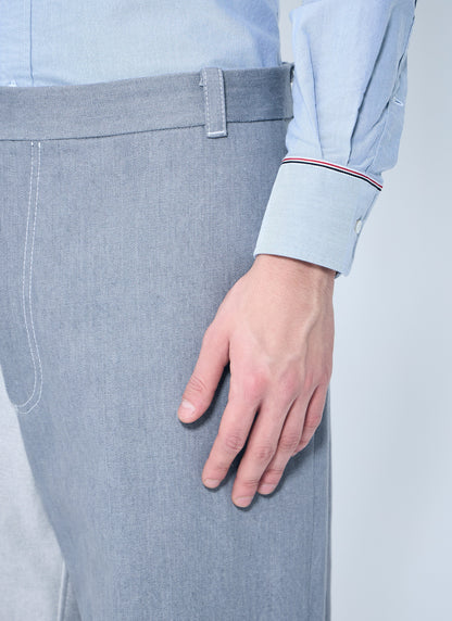 Thom Browne Men Constrast Tailored Pants by Luosophy