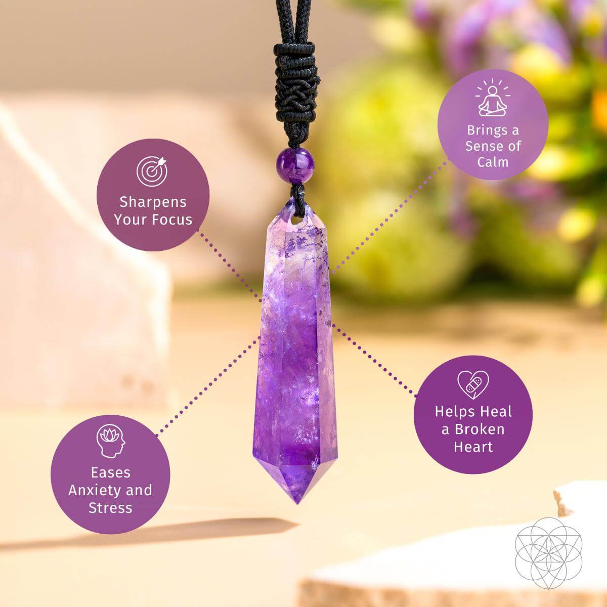 The Amethyst Talisman Of Daily Stress Relief - DestGlow