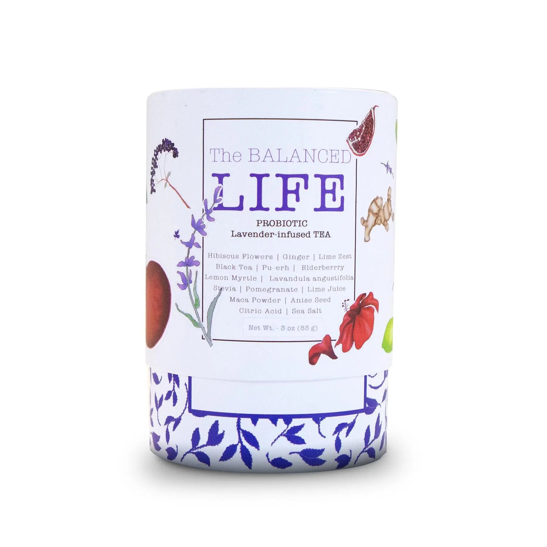 The BALANCED LIFE Probiotic Lavender-Infused TEA by Lavender Life Company