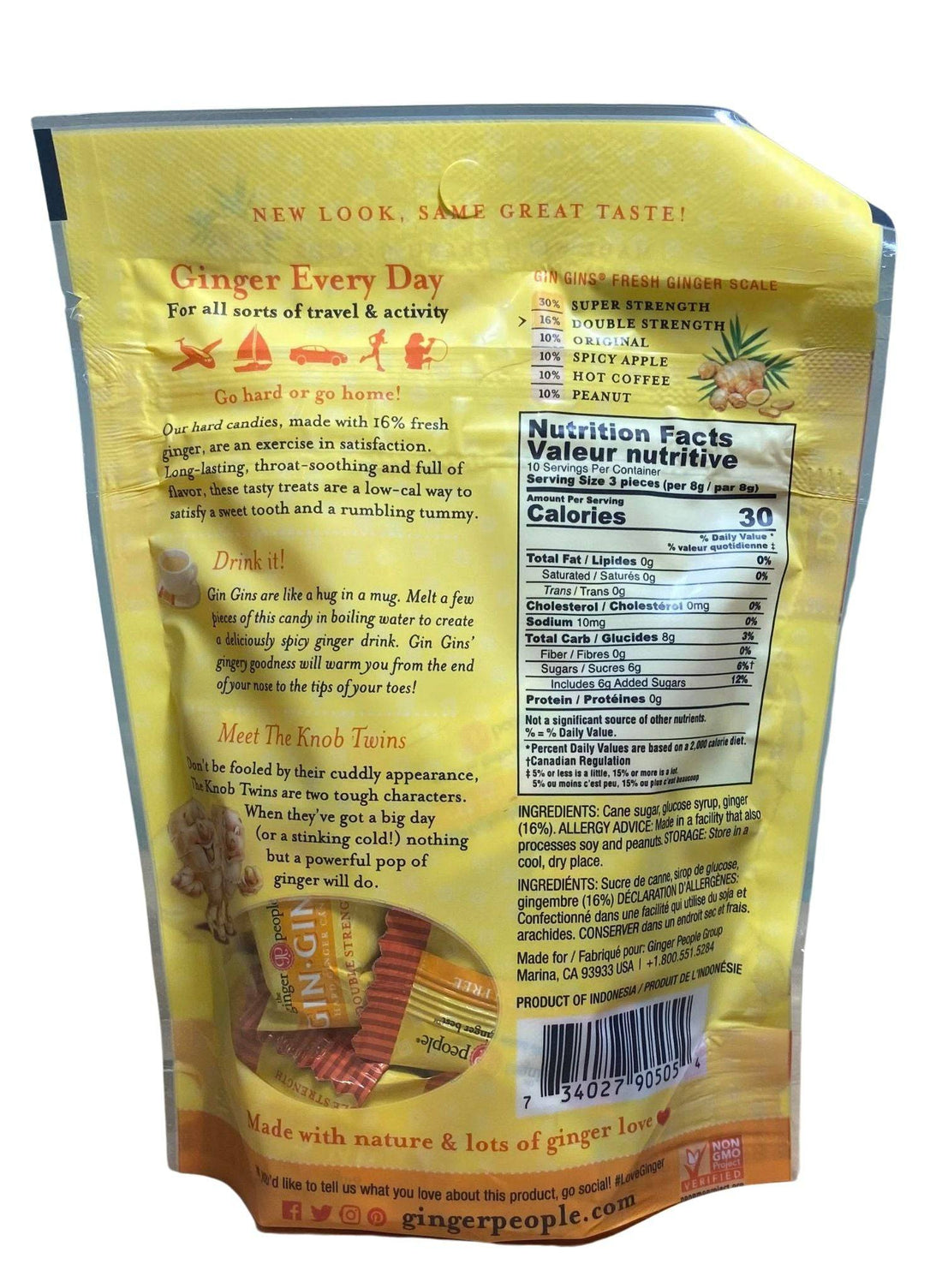 Ginger Candy, Gin-Gins, Hard by Country Life Natural Foods