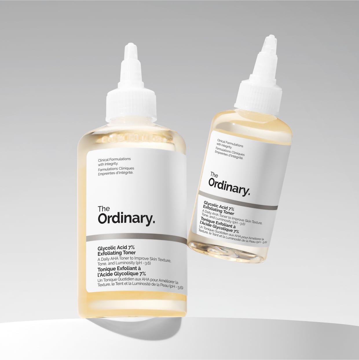 The Ordinary Glycolic Acid 7% Toner - Exfoliating & Brightening Daily Toner for Even Skin Tone - DestGlow