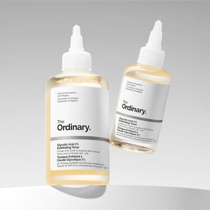 The Ordinary Glycolic Acid 7% Toner - Exfoliating & Brightening Daily Toner for Even Skin Tone - DestGlow
