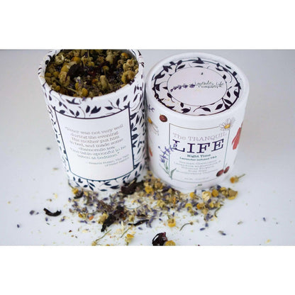 The TRANQUIL LIFE Night Time Lavender-Infused TEA by Lavender Life Company