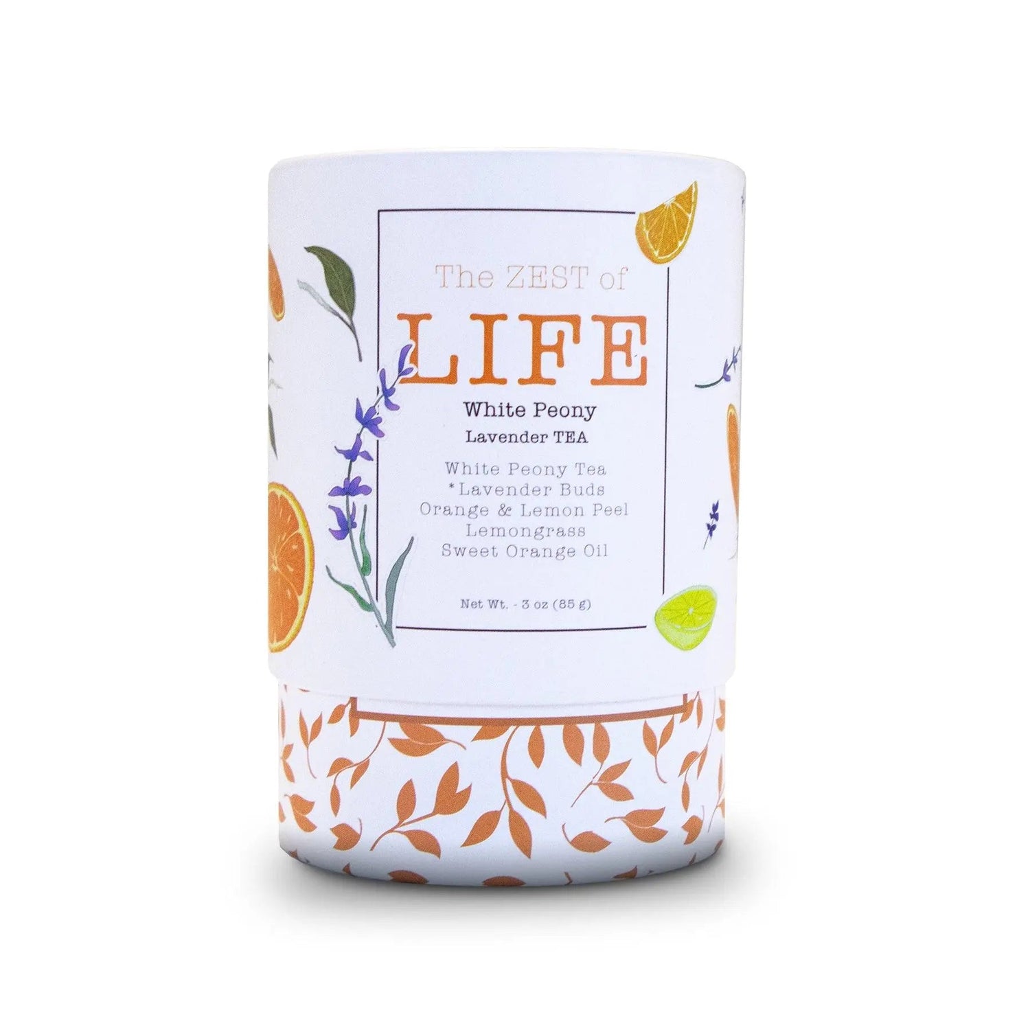 The ZEST of LIFE White Peony Lavender-Infused TEA by Lavender Life Company