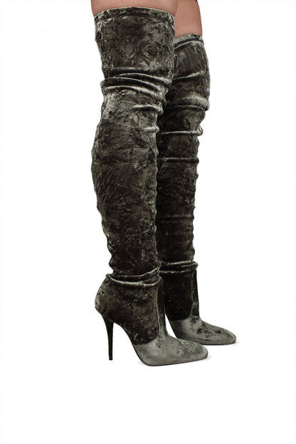 Saint Laurent Women Talia Thigh-High by Luosophy