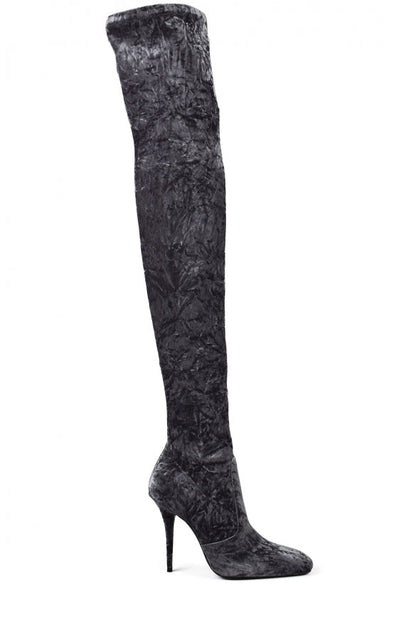 Saint Laurent Women Talia Thigh-High Boots by Luosophy