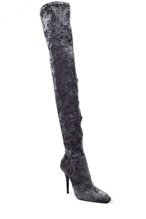 Saint Laurent Women Talia Thigh-High Boots by Luosophy
