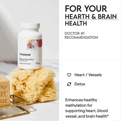 Thorne Methyl-Guard Plus - Gluten &amp; Dairy-Free, 90 Capsules - Clearance Sale