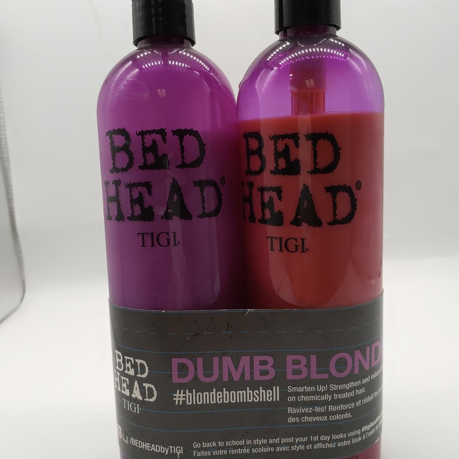 TIGI Bed Head Dumb Blonde Shampoo &amp; Reconstructor Duo, 25.36 oz Each