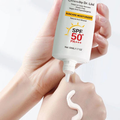 SPF 50 Mineral Moisturizer – Hydrating, Vegan &amp; Sensitive-Skin Friendly by EpiLynx