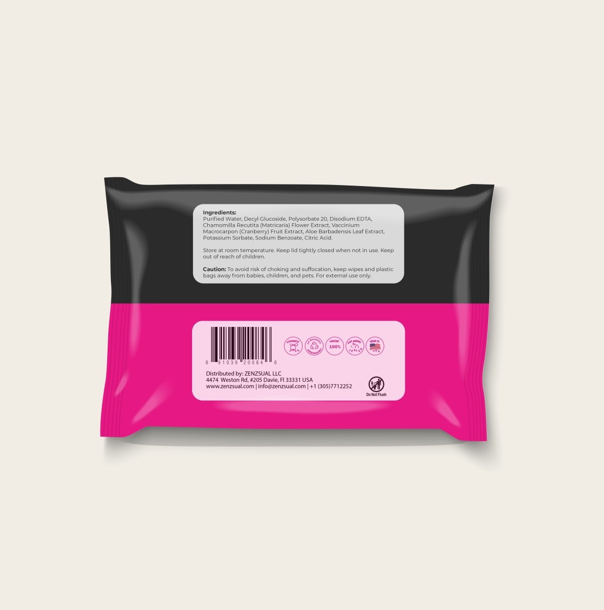 Toallitas Húmedas Zenzsual para Higiene Íntima - Frescura y protección dondequiera que estés. by Tu Salud Intima