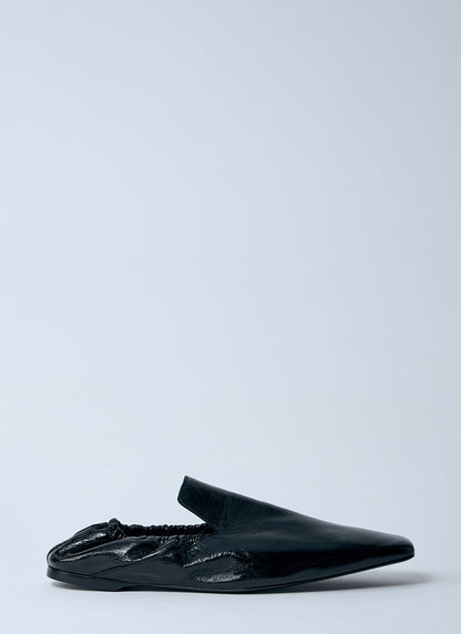 Toteme Women Elastic Leather Loafers by Luosophy