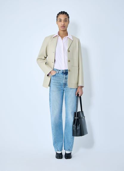 Toteme Women Clean Leather Blazer by Luosophy