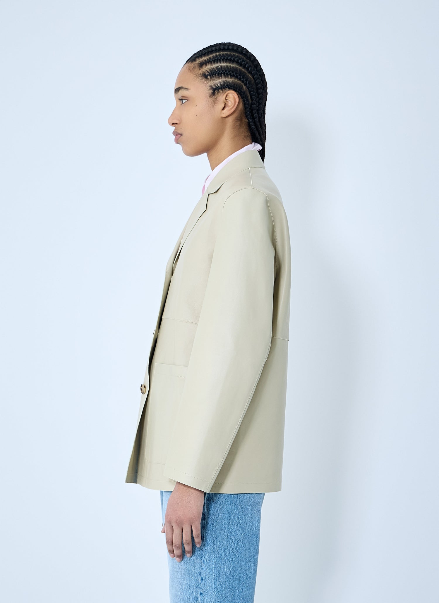 Toteme Women Clean Leather Blazer by Luosophy