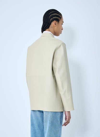 Toteme Women Clean Leather Blazer by Luosophy